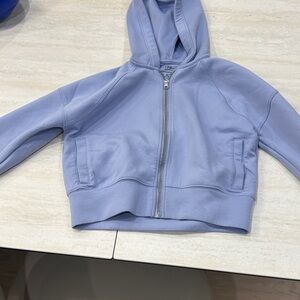 Abercrombie Kids Light Blue Zip-Up Hoodie